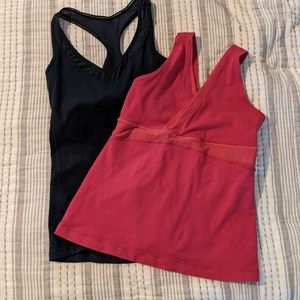 Lululemon tanks size 4 & 6